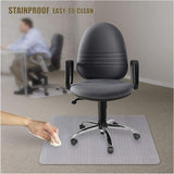NNEDSZ PVC Chair Mat Floor Carpet (135x114cm)