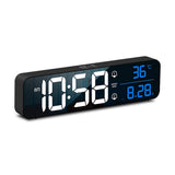 NNEDSZ Digital Clock Mirrored Black -