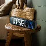 NNEDSZ Digital Clock Mirrored Black -