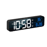 NNEDSZ Digital Clock Mirrored Black -