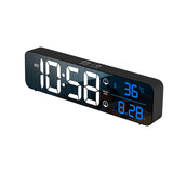 NNEDSZ Digital Clock Mirrored Black -
