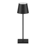 NNEDSZ Rechargeable Cordless Table Lamp with Stepless Dimming Brightness (Black)