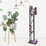 NNEDSZ GOMINIMO Freestanding Dyson Vacuum Cleaner Stand Rack Holder for Dyson V6 V7 V8 V10 V11 (Black)