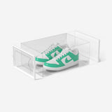 NNEDSZ GOMINIMO Plastic Shoe Box 24PCS Medium Size Premium (White)