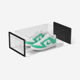NNEDSZ GOMINIMO Plastic Shoe Box 24PCS Medium Size Premium (Black)