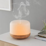NNEDSZ GOMINIMO 5 in1 LED Aromatherapy Essential Oil Diffuser 500ml (Wood Base)