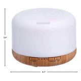 NNEDSZ GOMINIMO 5 in1 LED Aromatherapy Essential Oil Diffuser 500ml (Wood Base)