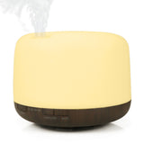 NNEDSZ GOMINIMO 5 in1 LED Aromatherapy Essential Oil Diffuser 500ml (Dark Wood Base)