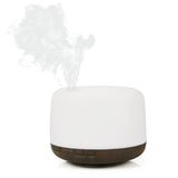 NNEDSZ GOMINIMO 5 in1 LED Aromatherapy Essential Oil Diffuser 500ml (Dark Wood Base)
