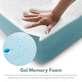 NNEDSZ Dual Layer Mattress Topper 3 inch with Gel Infused (Twin)