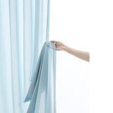 NNEDSZ Natural Linen Blended Curtains (Set of 2, W132cm x D274cm, Dark Blue)