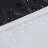 NNEDSZ Temp Blackout Blinds Curtain Detachable Set of 2 240 x 140cm Black