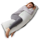 NNEDSZ Memory Foam Full-Length Body Hug Pillow SleepCushion Maternity Support