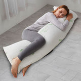 NNEDSZ Memory Foam Full-Length Body Hug Pillow SleepCushion Maternity Support