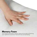 NNEDSZ Memory Foam Full-Length Body Hug Pillow SleepCushion Maternity Support