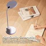 NNEDSZ Desk Lamp With Pen And Phone Holder (White)
