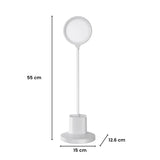 NNEDSZ Desk Lamp With Pen And Phone Holder (White)