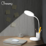 NNEDSZ Desk Lamp With Pen And Phone Holder (White)