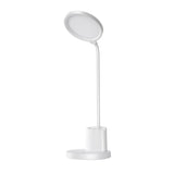 NNEDSZ Desk Lamp With Pen And Phone Holder (White)