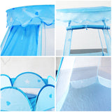 NNEDSZ Kids Tunnel Tent (Blue)