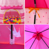 NNEDSZ Kids 12 Crowns Tent (Pink)