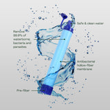 NNEDSZ Water Filter, Ultralight and Durable, Long-Lasting Up to 1500L Water, Easy Carry
