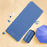 NNEDSZ Inflatable Camping Sleeping Pad - Blue