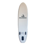 NNEDSZ Inflatable Stand Up Paddle Board Balanced SUP Portable Ultralight, 10.5 x 2.5 x 0.5 ft, with EVA Anti-Slip Pad Yellow, Green & Black