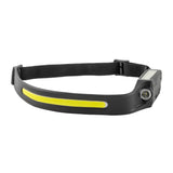 NNEDSZ 2PCS LED Rechargeable Headlamp with Motion Sensor (Black and Yellow)