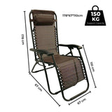 NNEDSZ Folding Reclining Camping Chair With Breathable Mesh (Argyle)