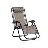 NNEDSZ Folding Reclining Camping Chair With Breathable Mesh (Argyle)