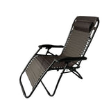 NNEDSZ Folding Reclining Camping Chair With Breathable Mesh (Argyle)