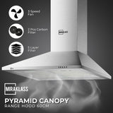 NNEDSZ MIRAKLASS Pyramid Rangehood 60cm