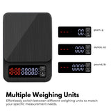 NNEDSZ Miraklass 5kg Electronic Digital LCD Kitchen Coffee Weighing Scale