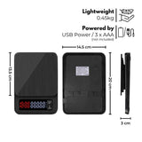 NNEDSZ Miraklass 5kg Electronic Digital LCD Kitchen Coffee Weighing Scale