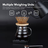NNEDSZ Miraklass 3kg Rechargeable Digital LCD Kitchen Coffee Scale