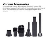 NNEDSZ Miraklass Cordless Air Duster with Vacuum (Black)