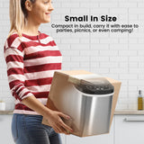 NNEDSZ Miraklass Ice Maker Machine Stainless Steel 2.2L