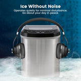 NNEDSZ Miraklass Ice Maker Machine Stainless Steel 2.2L