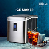 NNEDSZ Miraklass Ice Maker Machine Stainless Steel 3.2L
