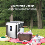 NNEDSZ Miraklass Ice Maker Machine Stainless Steel 3.2L