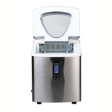 NNEDSZ Miraklass Ice Maker Machine Stainless Steel 3.2L