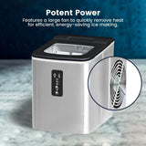 NNEDSZ Miraklass Ice Maker Machine Stainless Steel 2L