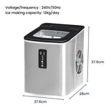 NNEDSZ Miraklass Ice Maker Machine Stainless Steel 2L