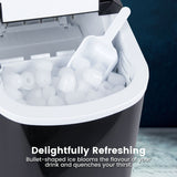 NNEDSZ Miraklass Ice Maker Machine Black 2.2L