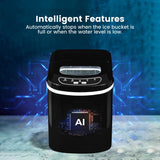 NNEDSZ Miraklass Ice Maker Machine Black 2.2L