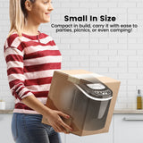 NNEDSZ Miraklass Ice Maker Machine Black 2.2L