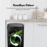 NNEDSZ MIRAKLASS Sensor Bin 70L Black Oval