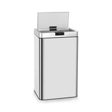 NNEDSZ MIRAKLASS Sensor Bin 70L Wide Silver Square