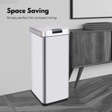 NNEDSZ MIRAKLASS Sensor Bin 50L Narrow Silver Square